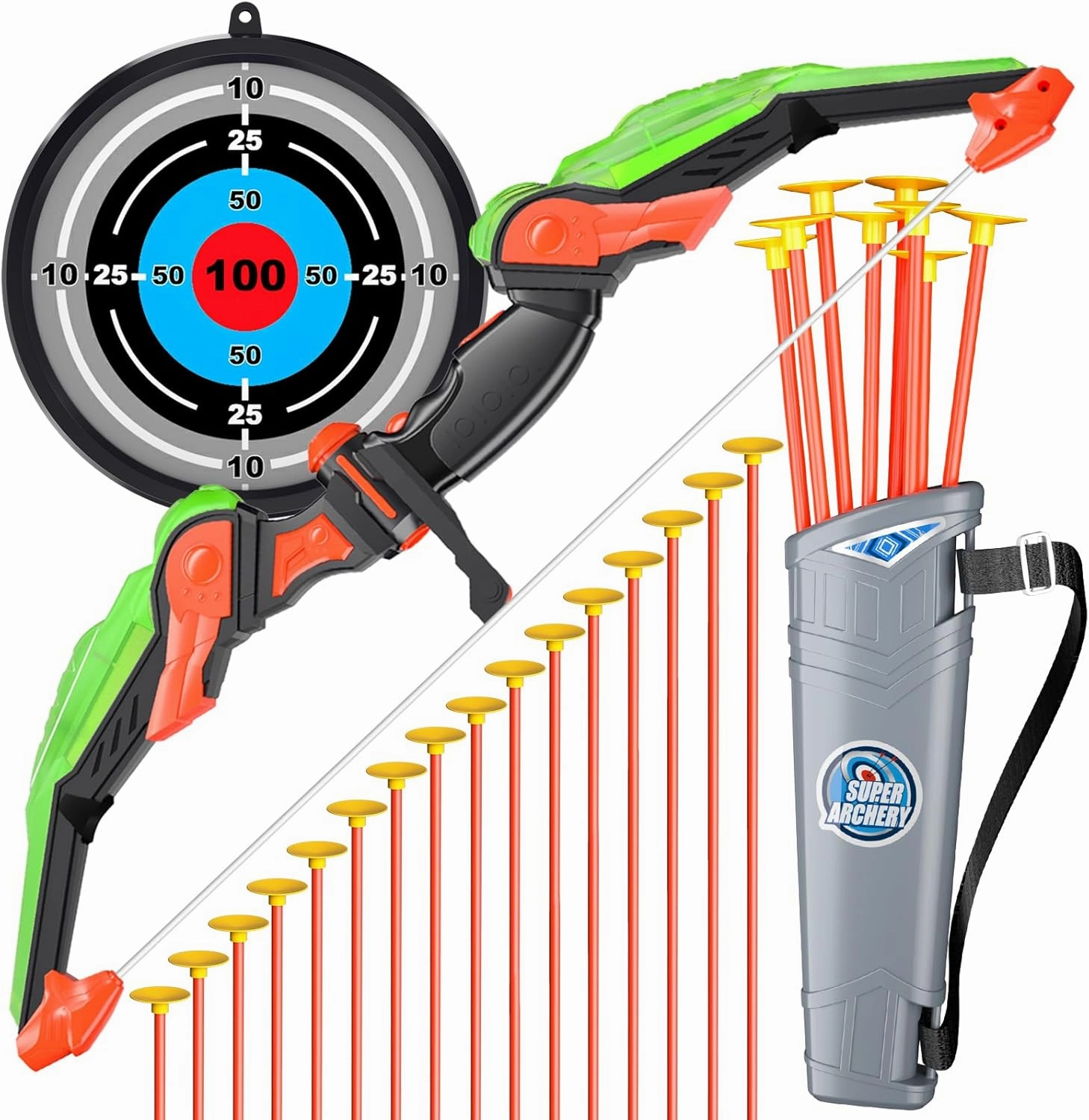 Bennol Bow and Arrow for Kids 4-8 8-12, Kids Archery Set Toys for Kids Boys 6-8 8-12, Indoor Outdoor Toys for 3 4 5 6 7 8 9 10 11 12 Year Old Boys