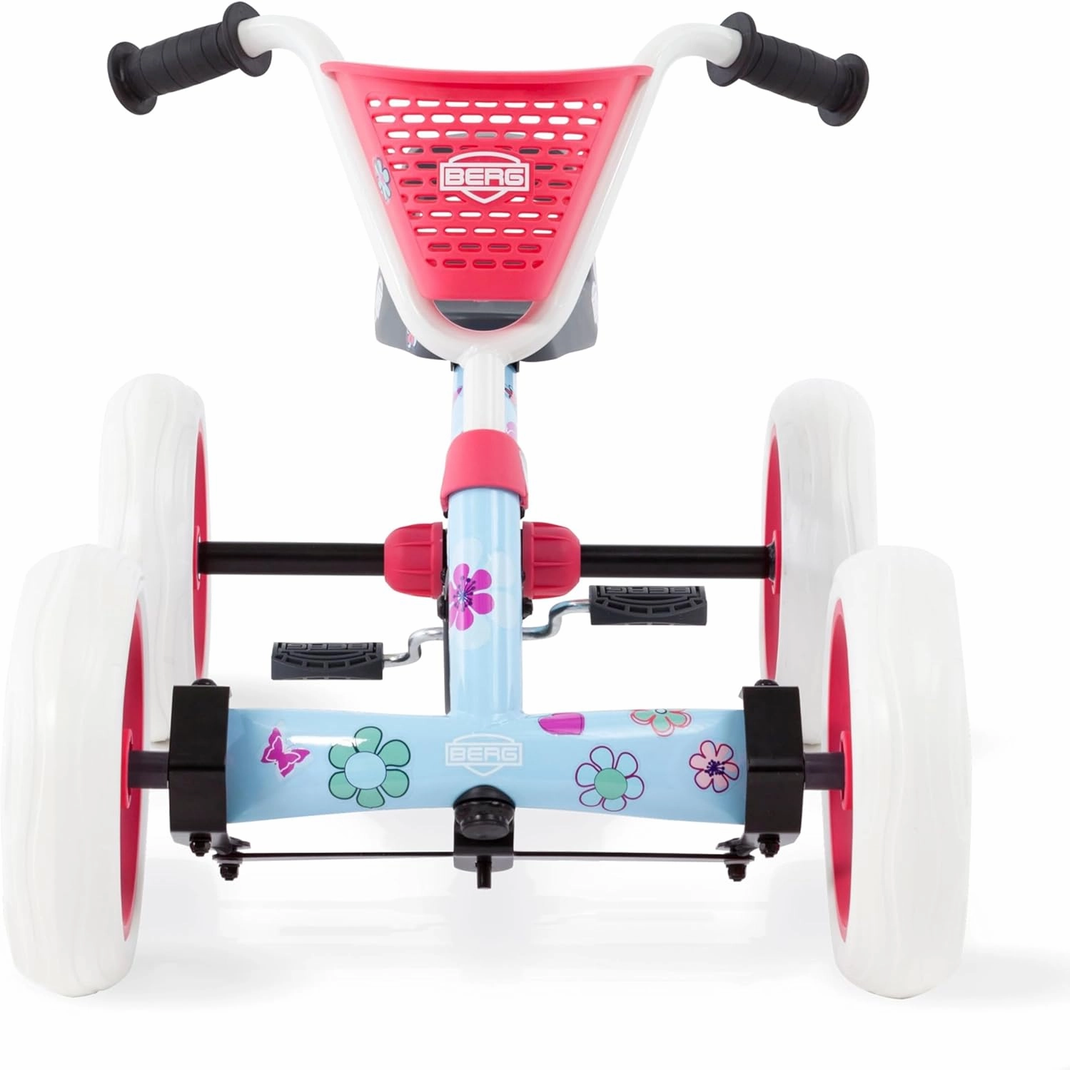 BERG Pedal Kart Buzzy Bloom | Pedal Go Kart, Kids Ride On Toys | Pedal Cars for Kids 2-5 | Outdoor Toys Go Cart for Boys & Girls | Safe 4-Wheel Stability, EVA Tires