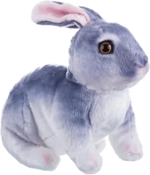 Berry President Stuffed Animals Rabbit Toys, Easter Basket Stuffers, Easter Bunny Toys, Plush Rabbit for Kids Toddlers Girls, 12 inches (Gray)