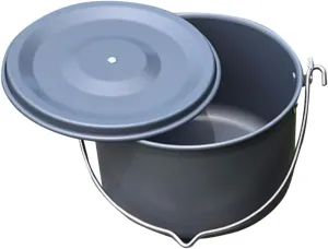 BESPORTBLE Camping Pot Capacity Lightweight Hanging Cookware for Outdoor Cooking Picnic and Hiking Durable Anodized Non Stick Design for People