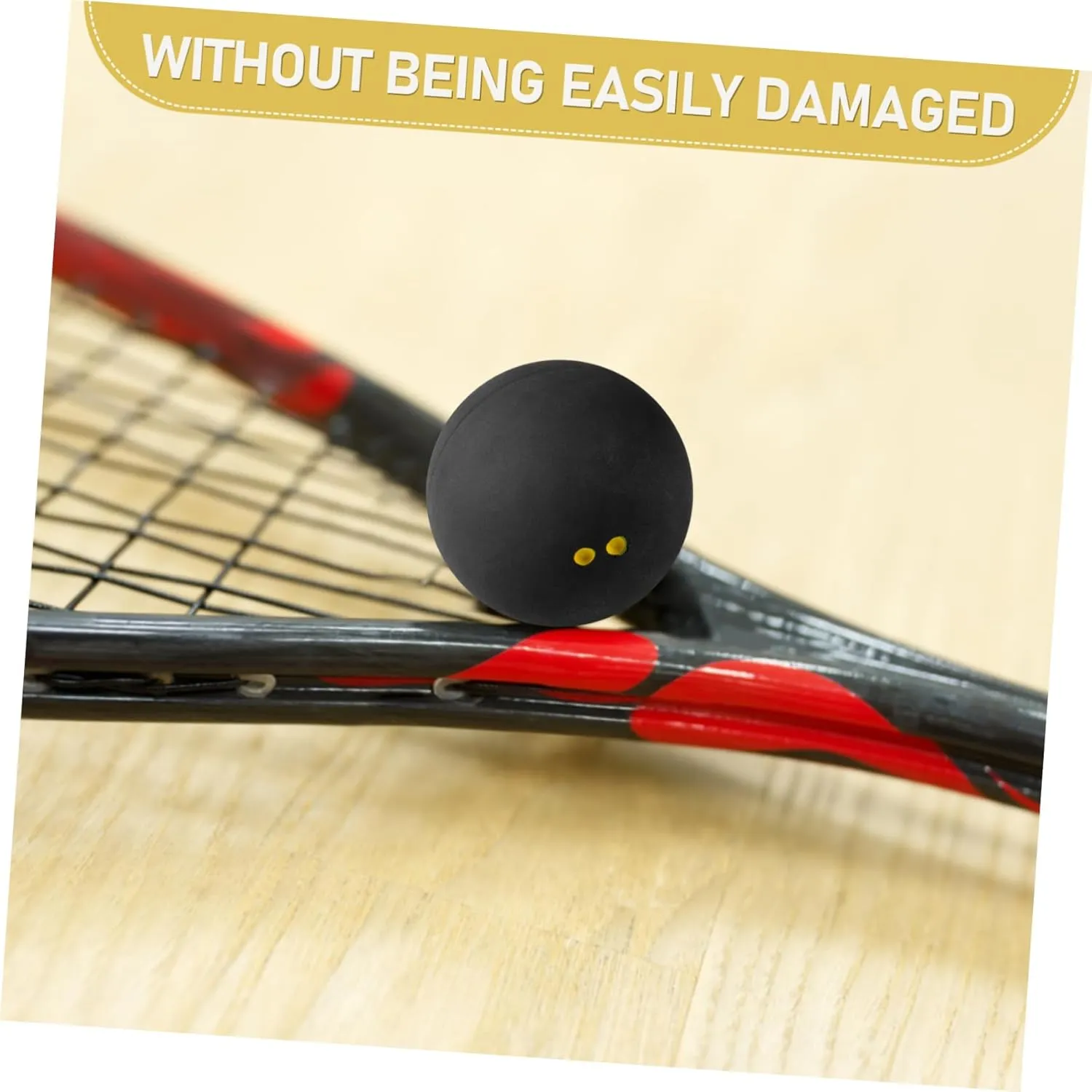 BESPORTBLE Squash Ball Racketball Ball Racket Ball for Competition Indoor Racket Ball Single Dot Racket Ball Racket