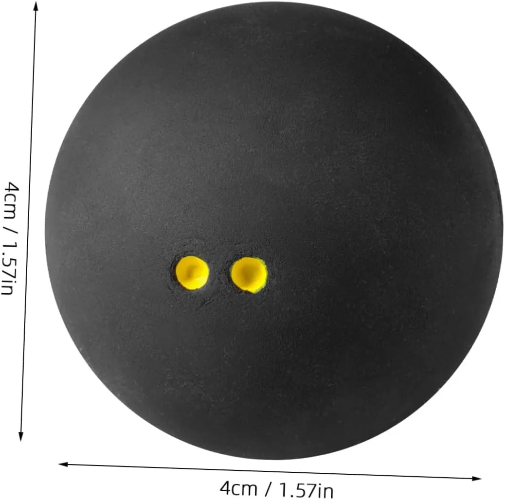 BESPORTBLE Squash Ball Racketball Ball Racket Ball for Competition Indoor Racket Ball Single Dot Racket Ball Racket