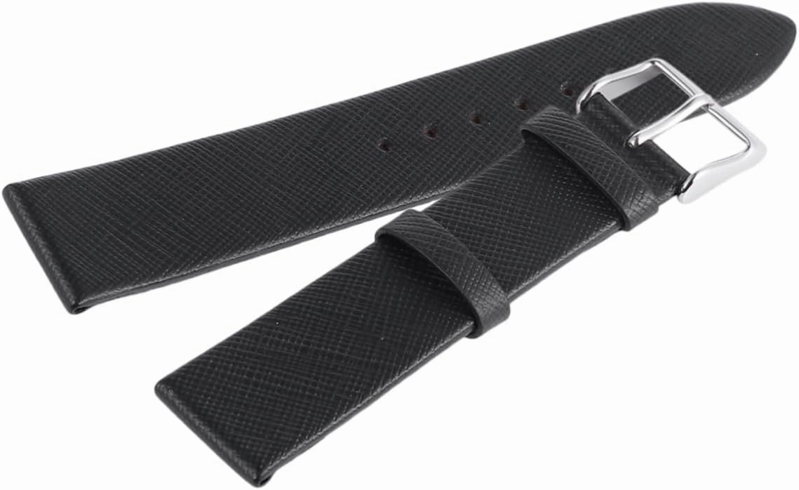 BESPORTBLE mm Plain Cowhide Strap Unisex Straps Watchband Band for Men Bands Replacement Wristband for Water Strap