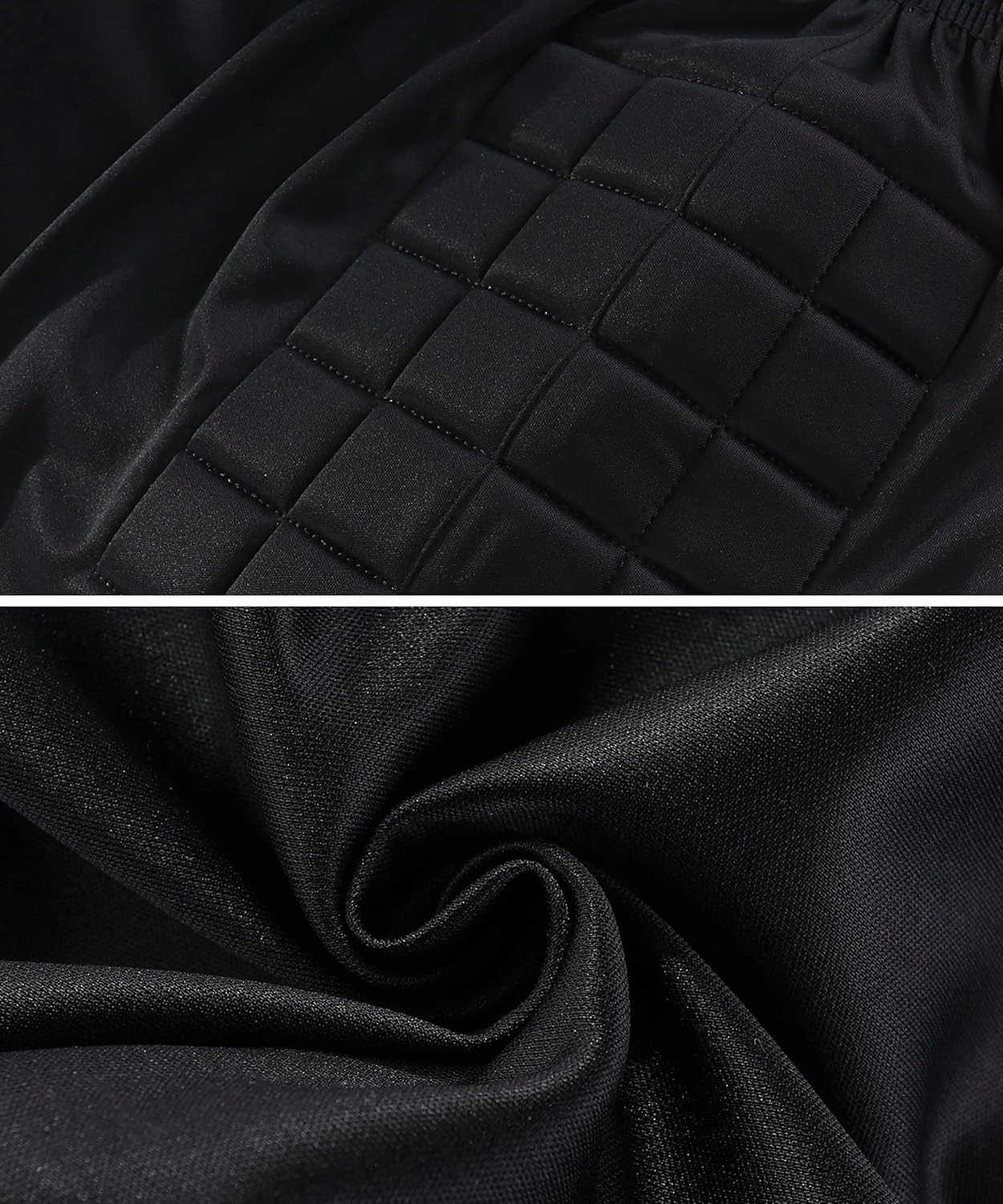 Big Boys Soccer Goalie Jersey Padded Goalkeeper Shirt and Shorts Uniform Kit