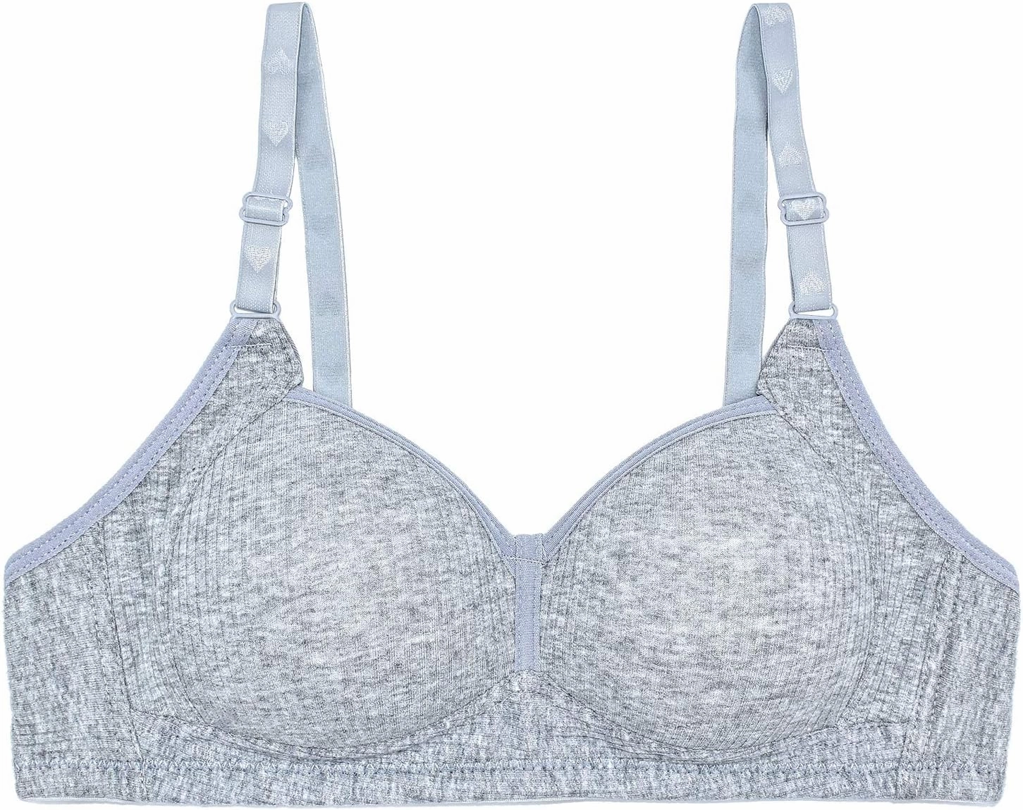 Big Girls Wireless Lightly Padded Training Beginner Bras and Underwear Set