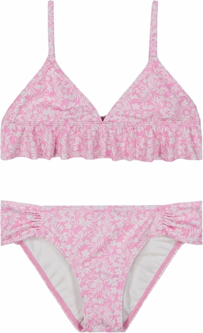 Billabong Girls' Two-Piece Bikini Swimsuit Set, UPF 50  Sun Protection, Quick-Dry Bathing Suit