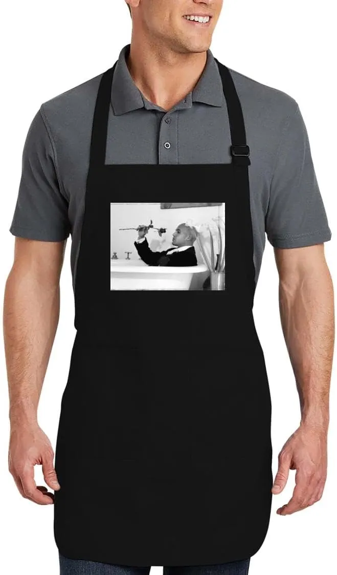 Billy Zane - Cotton Cooking Kitchen Apron #IDPP547851, Black