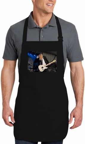Billy Gibbons - Cotton Cooking Kitchen Apron PFP #GG343302, Black