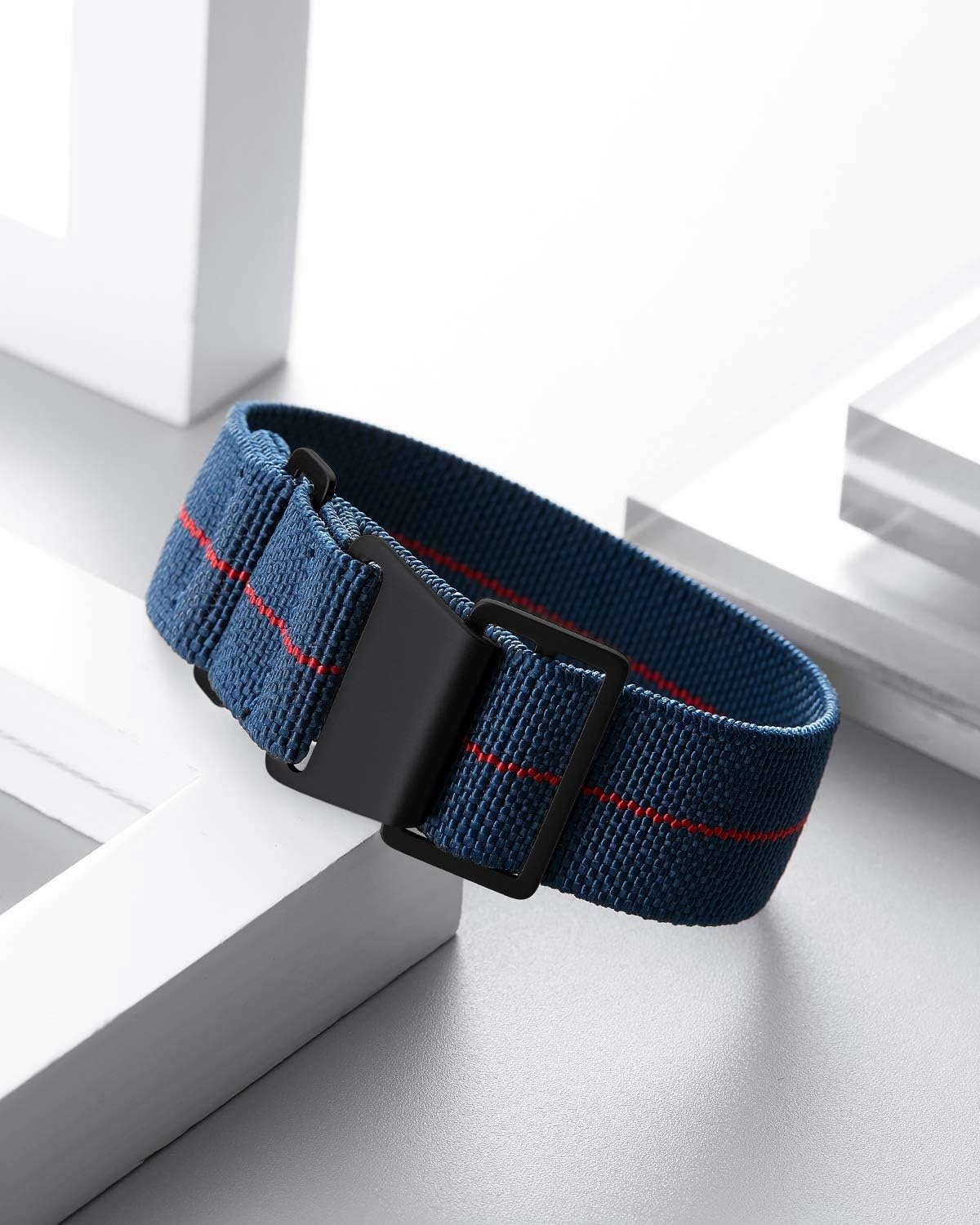 BINLUN Elastic Fabric Nylon Watch Band Waterproof Military Replacement Strap Men