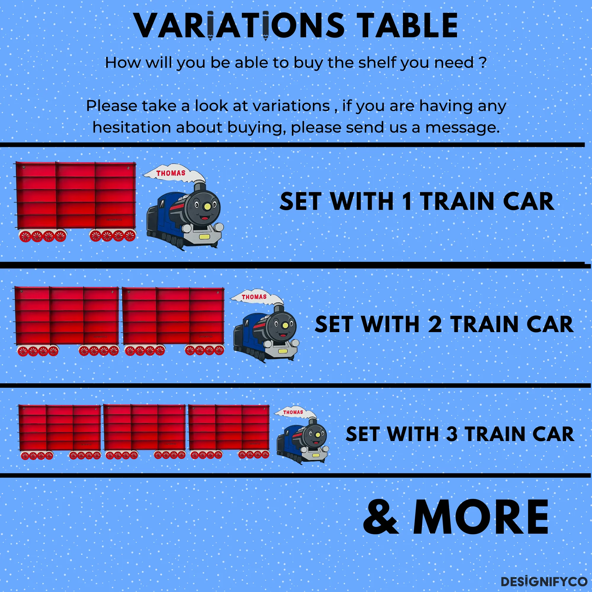 Black Toy Train Displays