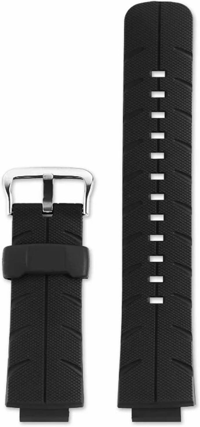 Black Silicone Watchband Watch Accessories Men And Women Sports Universal Quick Release Rubber Watch Strap 16mm