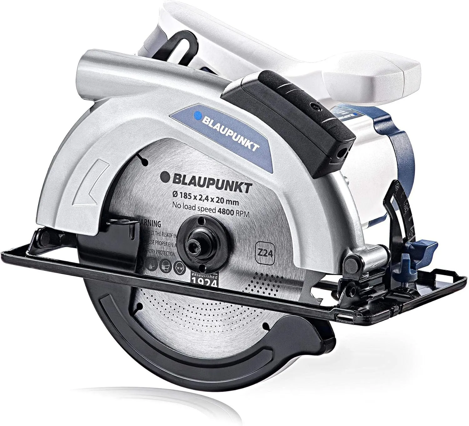 BLAUPUNKT CZ3000 - Hand Circular Saw - Electric Wood Saw 1300W Motor I 4800rpm I Guide Circular Saw with Blade 185mm I Cutting Depth 65mm I Laser Guide