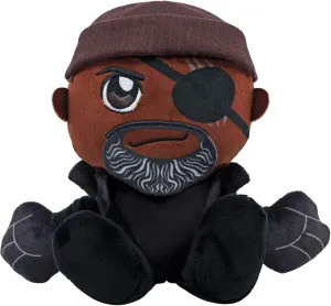 Bleacher Creatures Marvel Nick Fury Secret Invasion 8" Kuricha Sitting Plush- Soft Chibi Inspired Toy