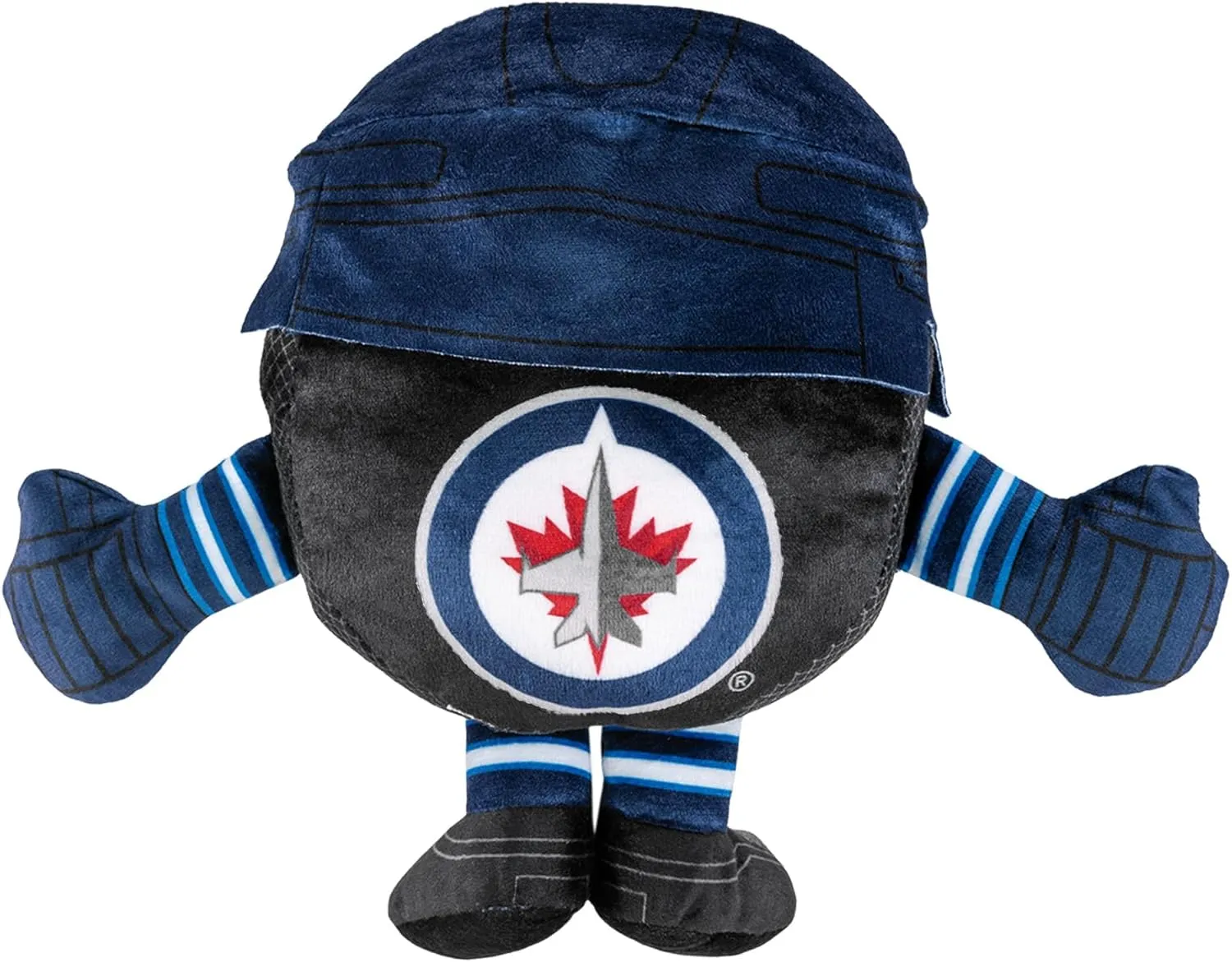 Bleacher Creatures Winnipeg Jets 8" NHL Kuricha Hockey Puck Sitting Plush - Soft Chibi Inspired Plush