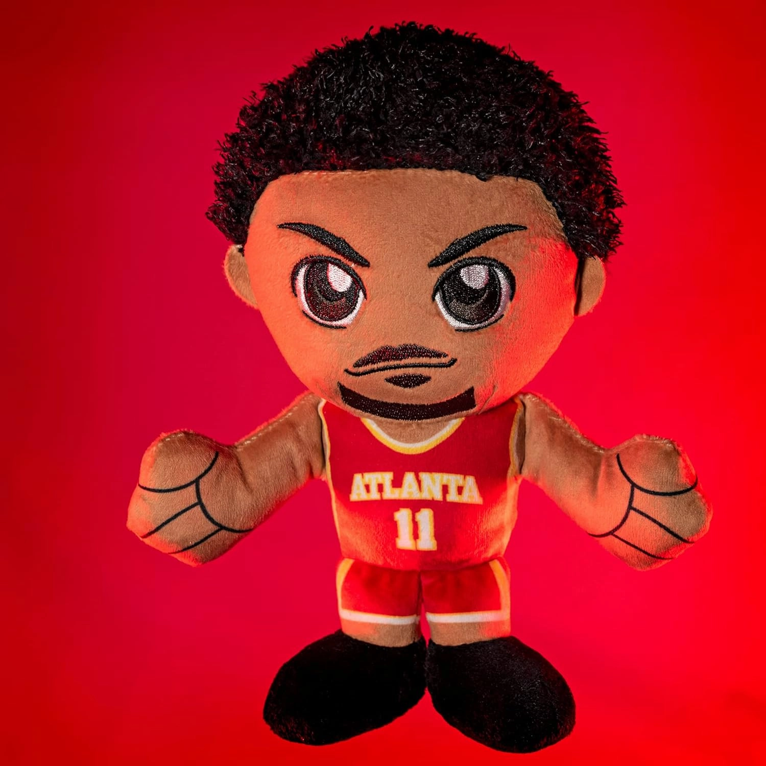 Bleacher Creatures Atlanta Hawks Trae Young 8" Kuricha Plush - Soft Chibi Inspired NBA Baller