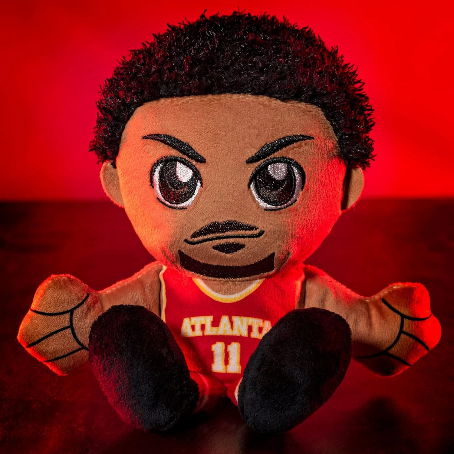 Bleacher Creatures Atlanta Hawks Trae Young 8" Kuricha Plush - Soft Chibi Inspired NBA Baller