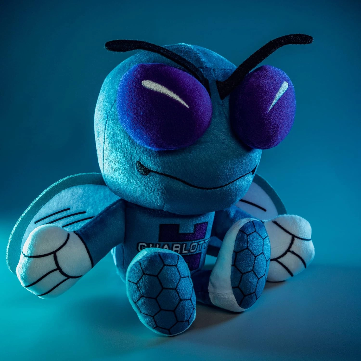 Bleacher Creatures Charlotte Hornets Hugo Mascot Kuricha Sitting Plushees- Soft Chibi Inspired Mascot
