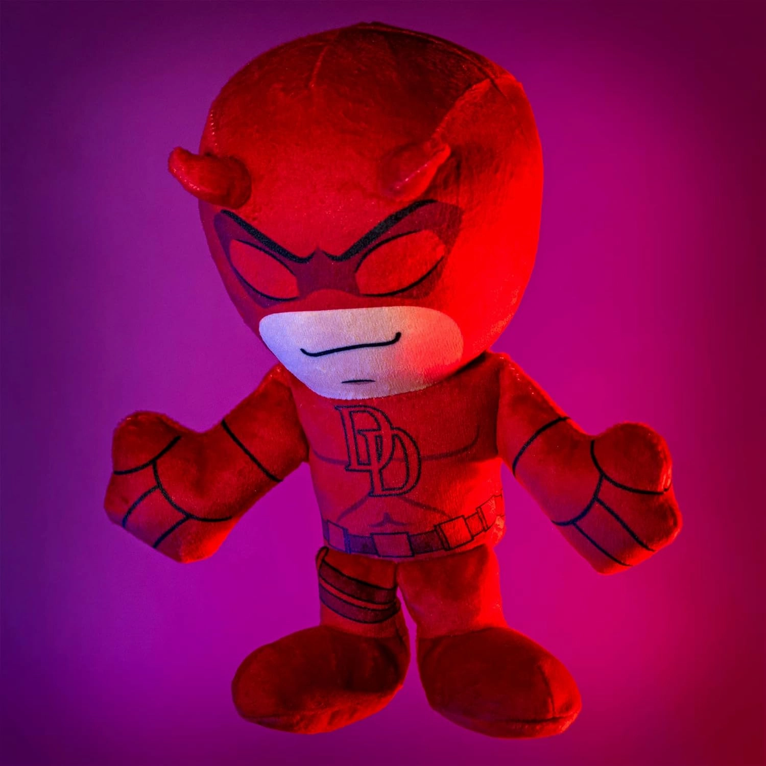 Bleacher Creatures Marvel Daredevil 8" Kuricha Sitting Plush- Soft Chibi Inspired Toy