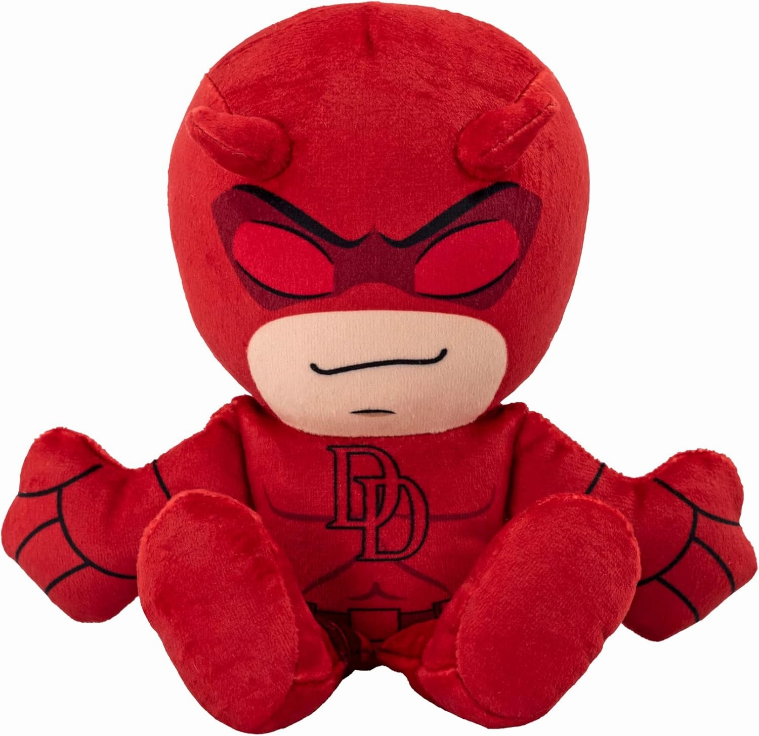 Bleacher Creatures Marvel Daredevil 8" Kuricha Sitting Plush- Soft Chibi Inspired Toy