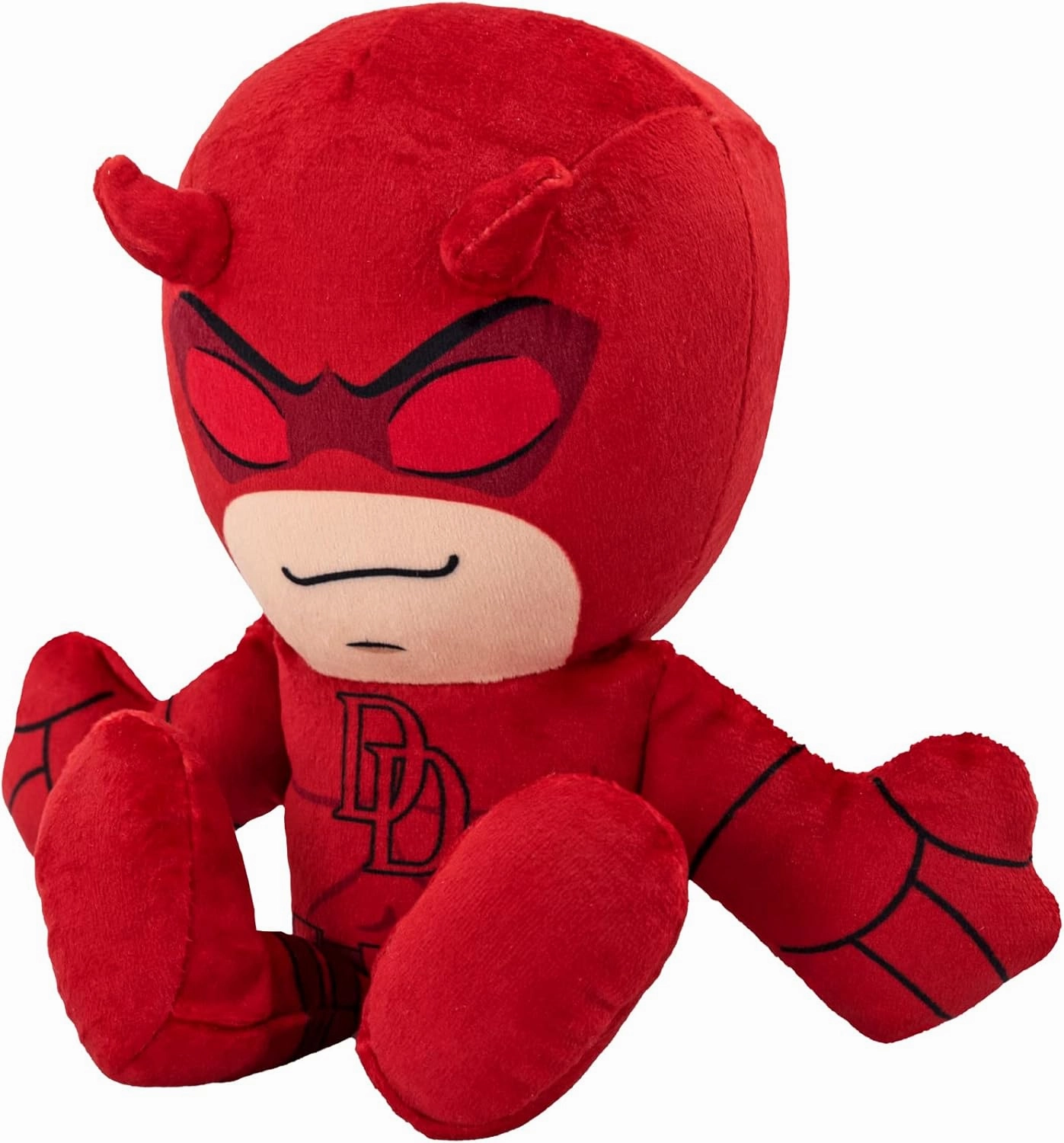Bleacher Creatures Marvel Daredevil 8" Kuricha Sitting Plush- Soft Chibi Inspired Toy