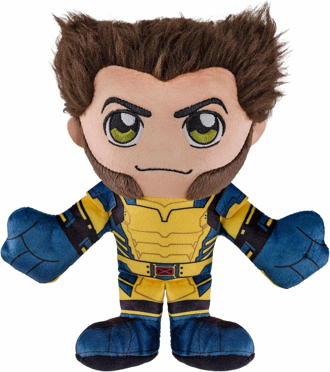 Bleacher Creatures Marvel Deadpool 3 Wolverine 8" Kuricha Sitting Plush - Soft Chibi Inspired Toy
