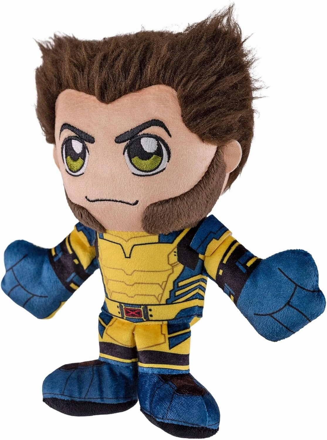 Bleacher Creatures Marvel Deadpool 3 Wolverine 8" Kuricha Sitting Plush - Soft Chibi Inspired Toy