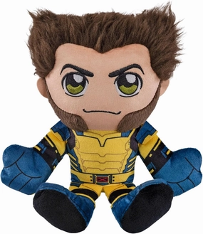 Bleacher Creatures Marvel Deadpool 3 Wolverine 8" Kuricha Sitting Plush - Soft Chibi Inspired Toy