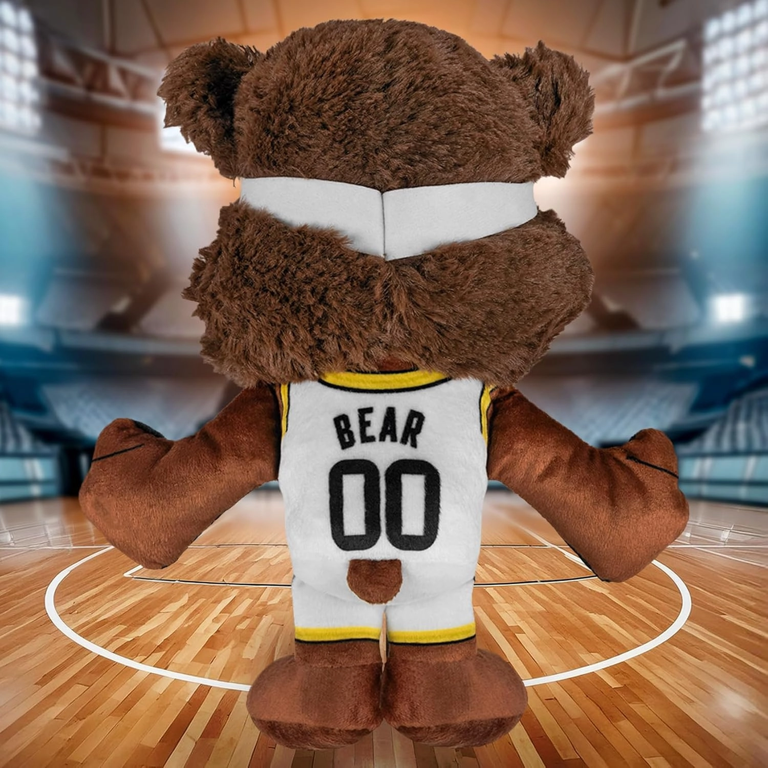 Bleacher Creatures Utah Jazz Jazz Bear Mascot 8" Kuricha Sitting Plush(Association Uniform) - Soft Chibi Inspired NBA Mascot