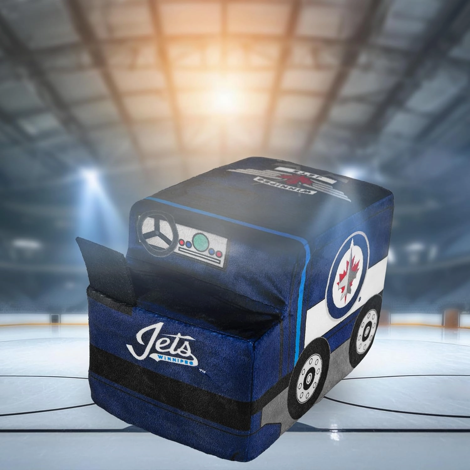 Bleacher Creatures Winnipeg Jets Zamboni 7" NHL Kuricha Plushie - Soft Inspired Plush