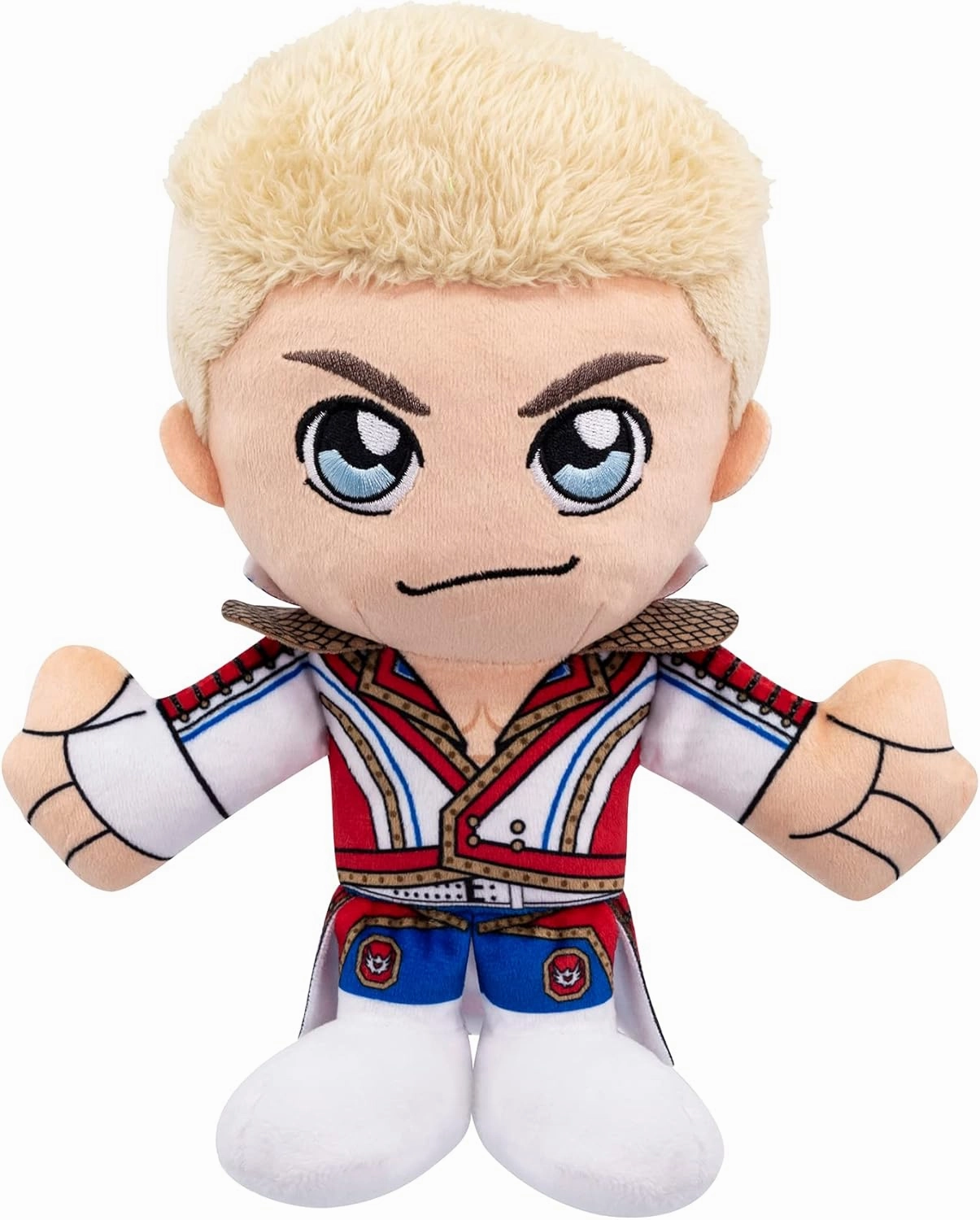 Bleacher Creatures WWE Cody Rhodes 8" Kuricha Sitting Plush- Soft Chibi Inspired Toy