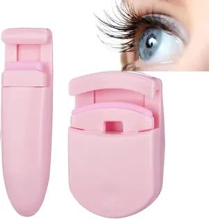 Blevora Eyelash Curler, Viral Blevora Nutrient Lash Curlers, Portable Travel Eyelash Curler, Gentle Lash Tool for Lifted Lashes, Professional Travel Makeup Tools for All Eye Shapes (Pink)