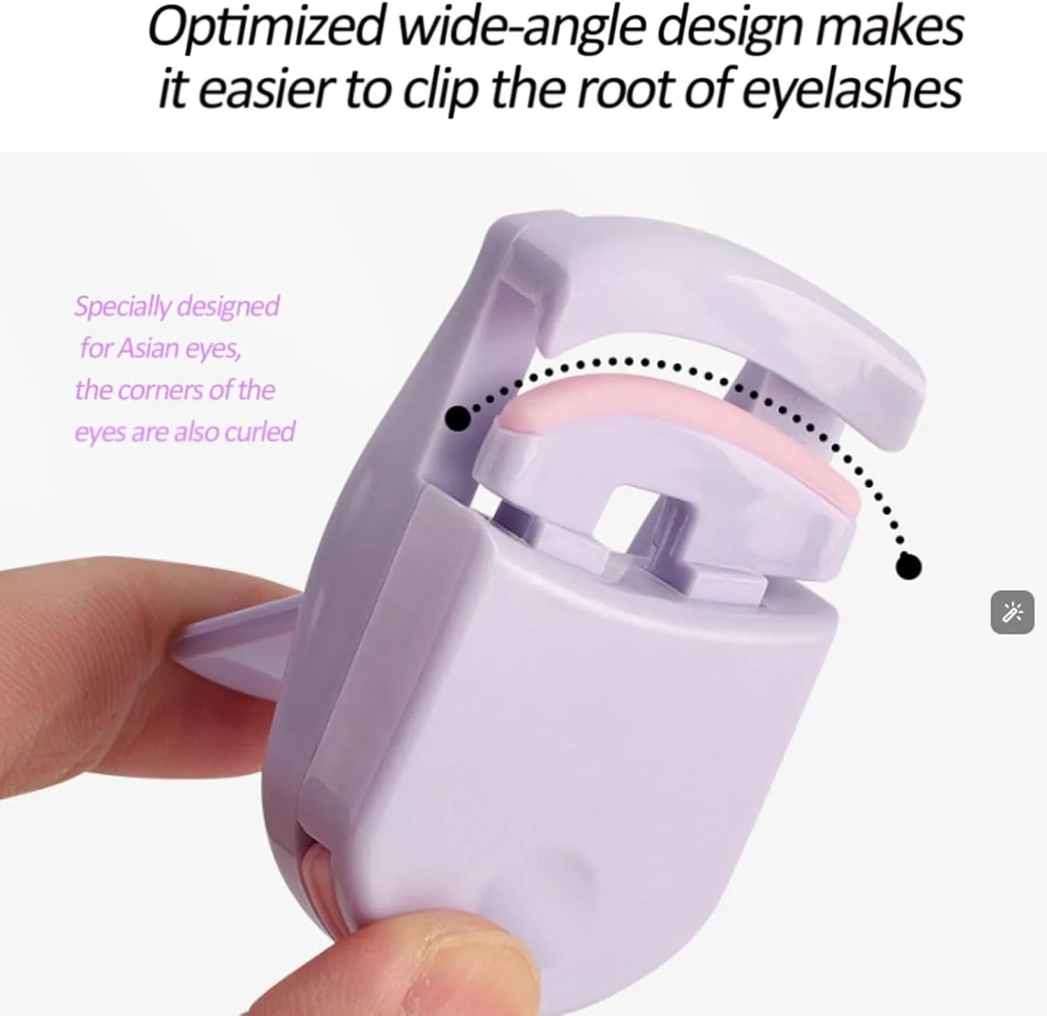 Blevora Eyelash Curler, Viral Blevora Nutrient Lash Curlers, Portable Travel Eyelash Curler, Gentle Lash Tool for Lifted Lashes, Professional Travel Makeup Tools for All Eye Shapes (Pink)