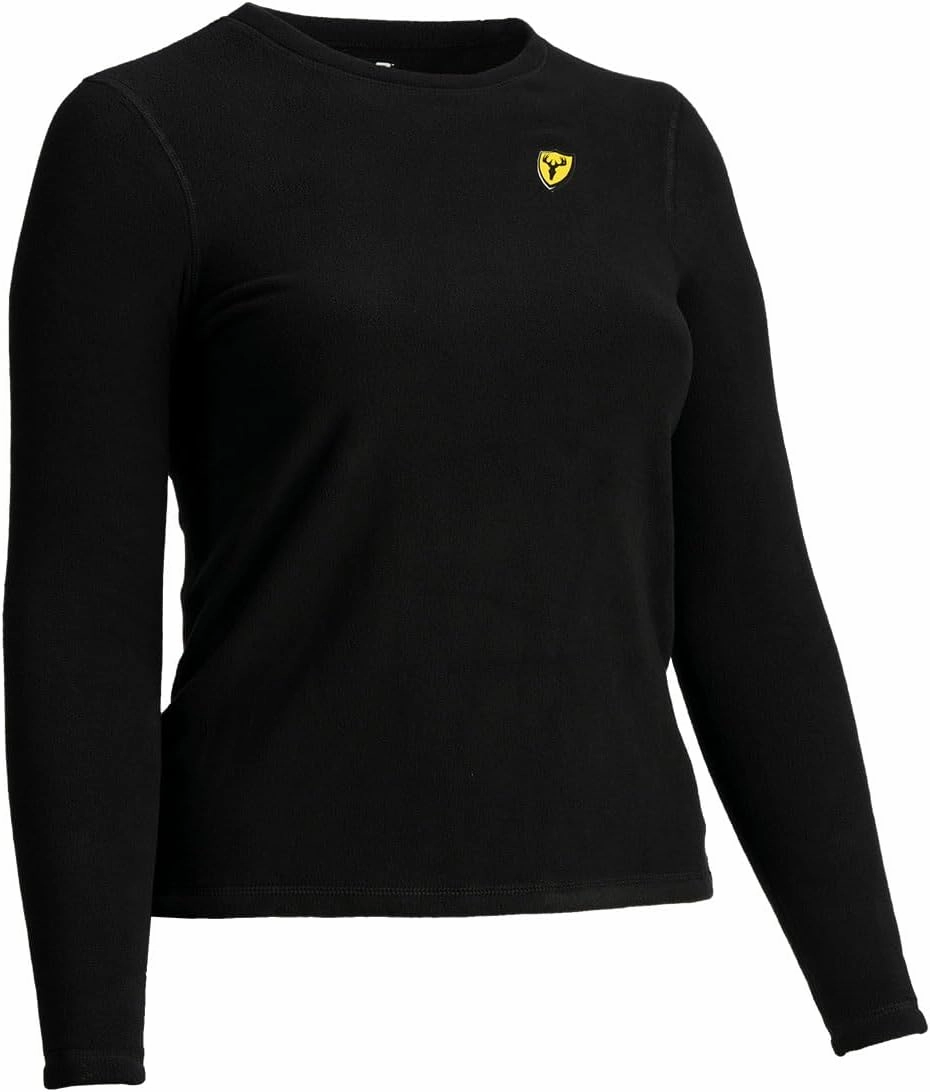 Blocker Outdoors Womens Koretec Polar Weight Baselayer Top - Black