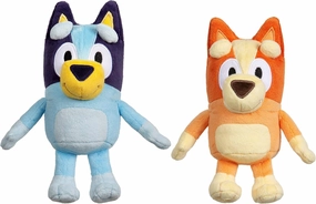 Bluey & Bingo Small Plush Bundle – 2 Pack Soft Stuffed Animals for Kids, Perfect Size for Little Hands, Cuddly Travel Toys, Embroidered Faces, Gift for Toddlers Ages 3 