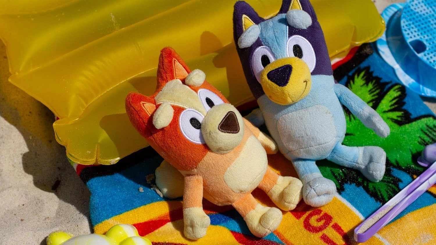 Bluey & Bingo Small Plush Bundle – 2 Pack Soft Stuffed Animals for Kids, Perfect Size for Little Hands, Cuddly Travel Toys, Embroidered Faces, Gift for Toddlers Ages 3 