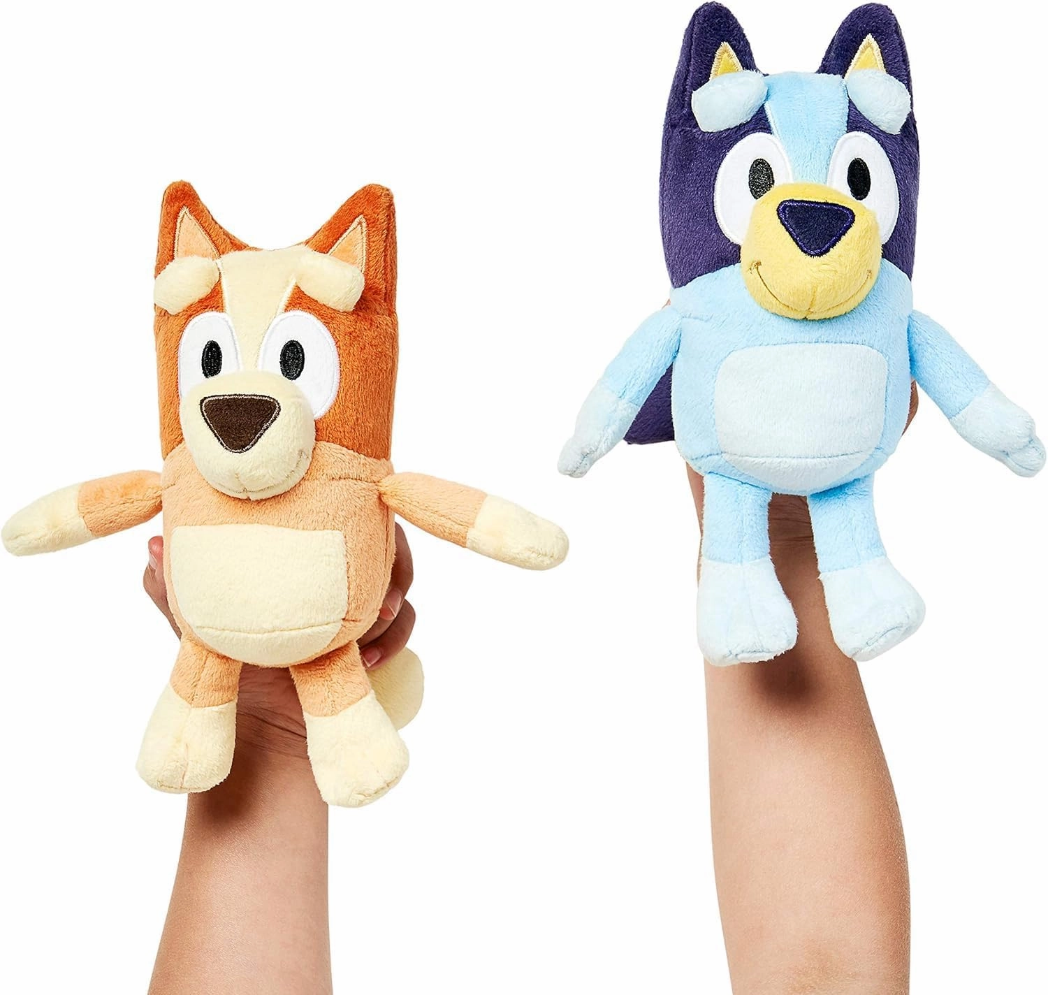 Bluey & Bingo Small Plush Bundle – 2 Pack Soft Stuffed Animals for Kids, Perfect Size for Little Hands, Cuddly Travel Toys, Embroidered Faces, Gift for Toddlers Ages 3 