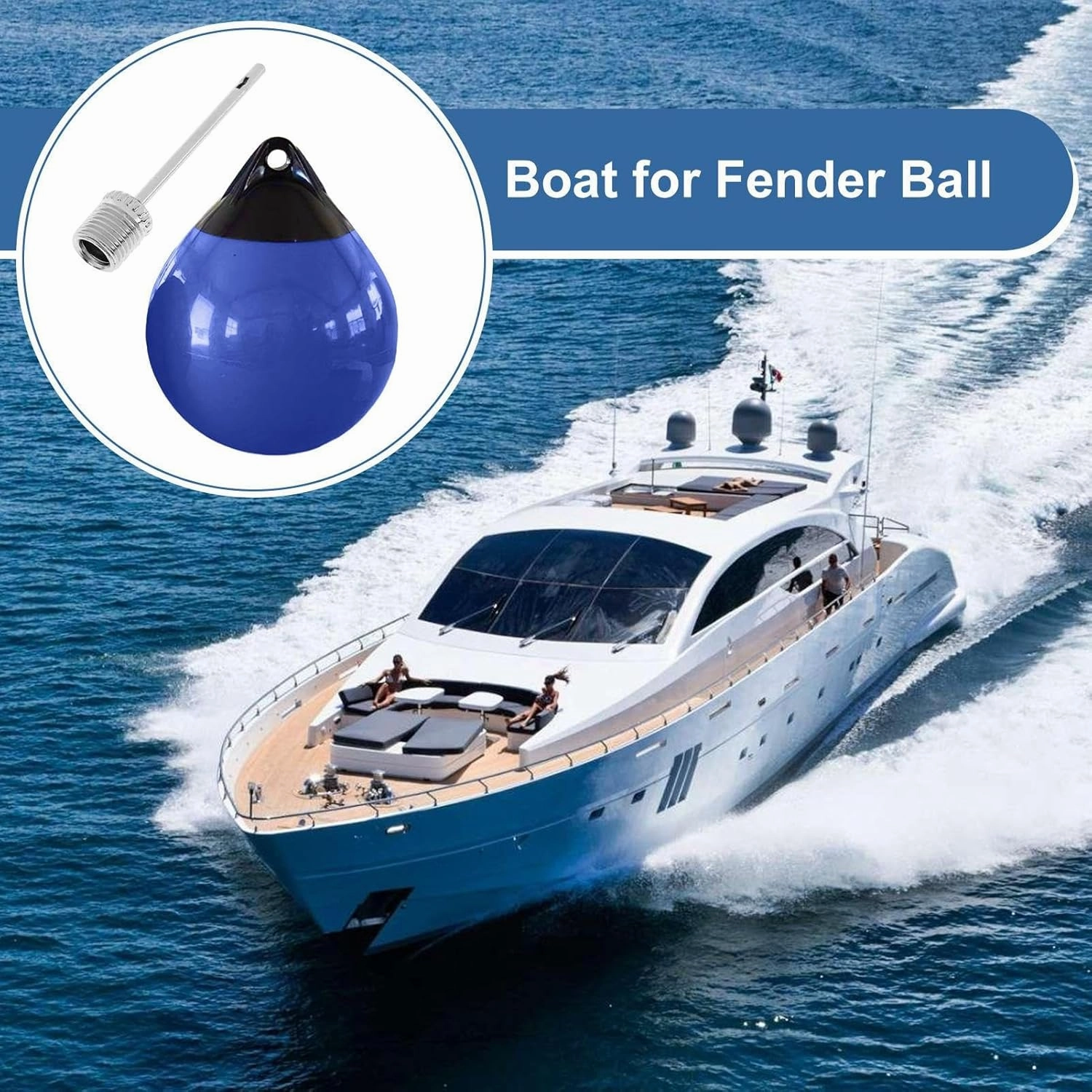 Boat Buoy Ball,Marine Boat Mooring Buoy Inflatable Ball | Anti-Collision Marine Safety Flotation Devices for Motorboats Yachts Aquaculture Skiboats