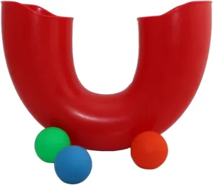 Boatman Throwing Skill Game Set with 3 Balls,Gifts for Teens and Adults Indoor & Outdoor Games, Fun Party Supplies, Cultivating Hands-on and Juggling Skills (RED)