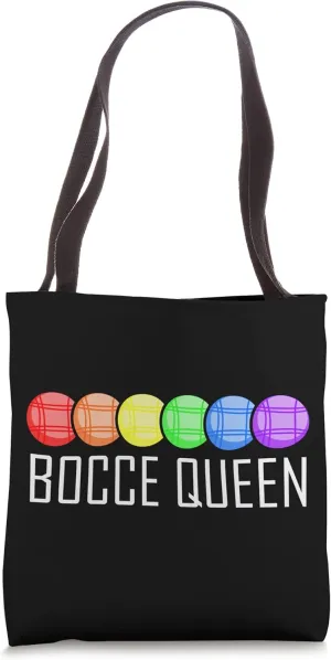 Bocce Queen - Funny Bocce Ball Tote Bag