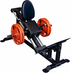Body-Solid (GCLP100) Compact Leg Press - Space-Saving Home Gym Equipment with Calf Raise Feature for Strength Training