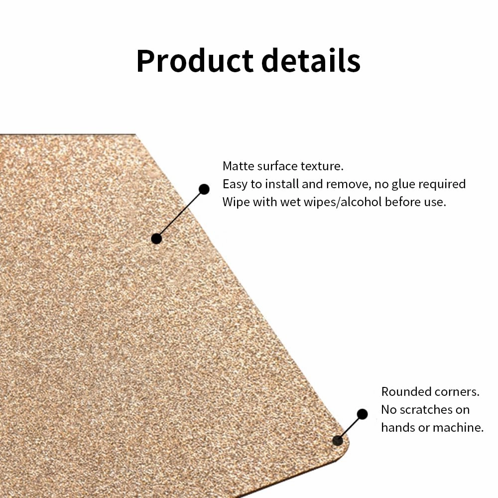 BORDSTRACT Double-Sided Build Plate, PEI Coated Texture Spring Steel Flexible Plate 377x370mm with Soft Magnetic Base, Printing Platform for Most Models of 3D Printer Platform