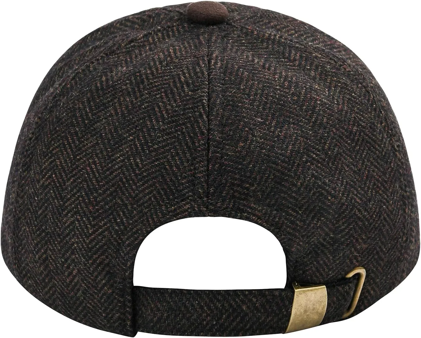 BOTVELA Wool Baseball Cap for Men Adjustable Unstructured Tweed Hat