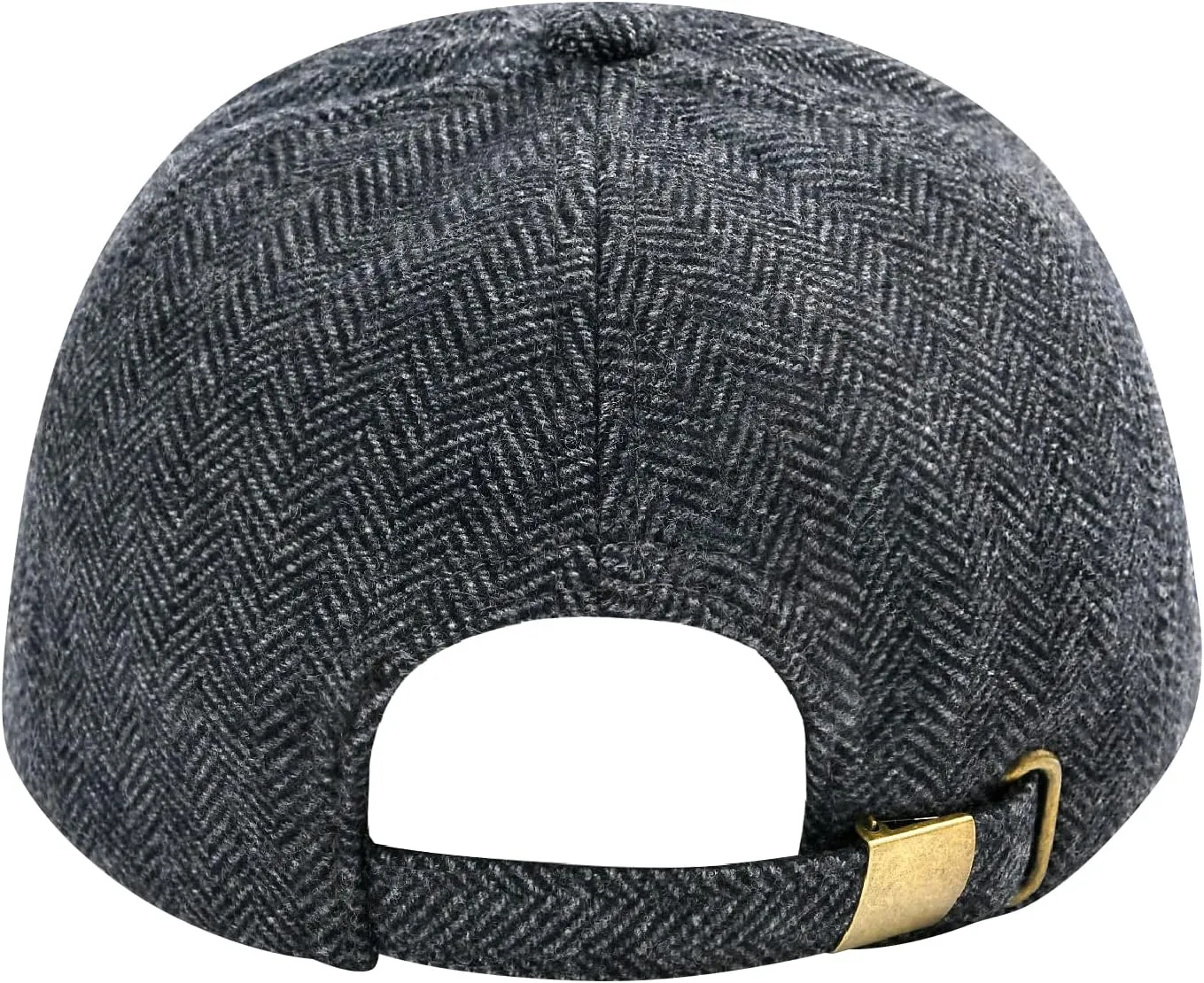 BOTVELA Wool Baseball Cap for Men Adjustable Unstructured Tweed Hat
