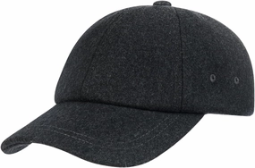 BOTVELA Wool Baseball Cap for Men Adjustable Unstructured Tweed Hat