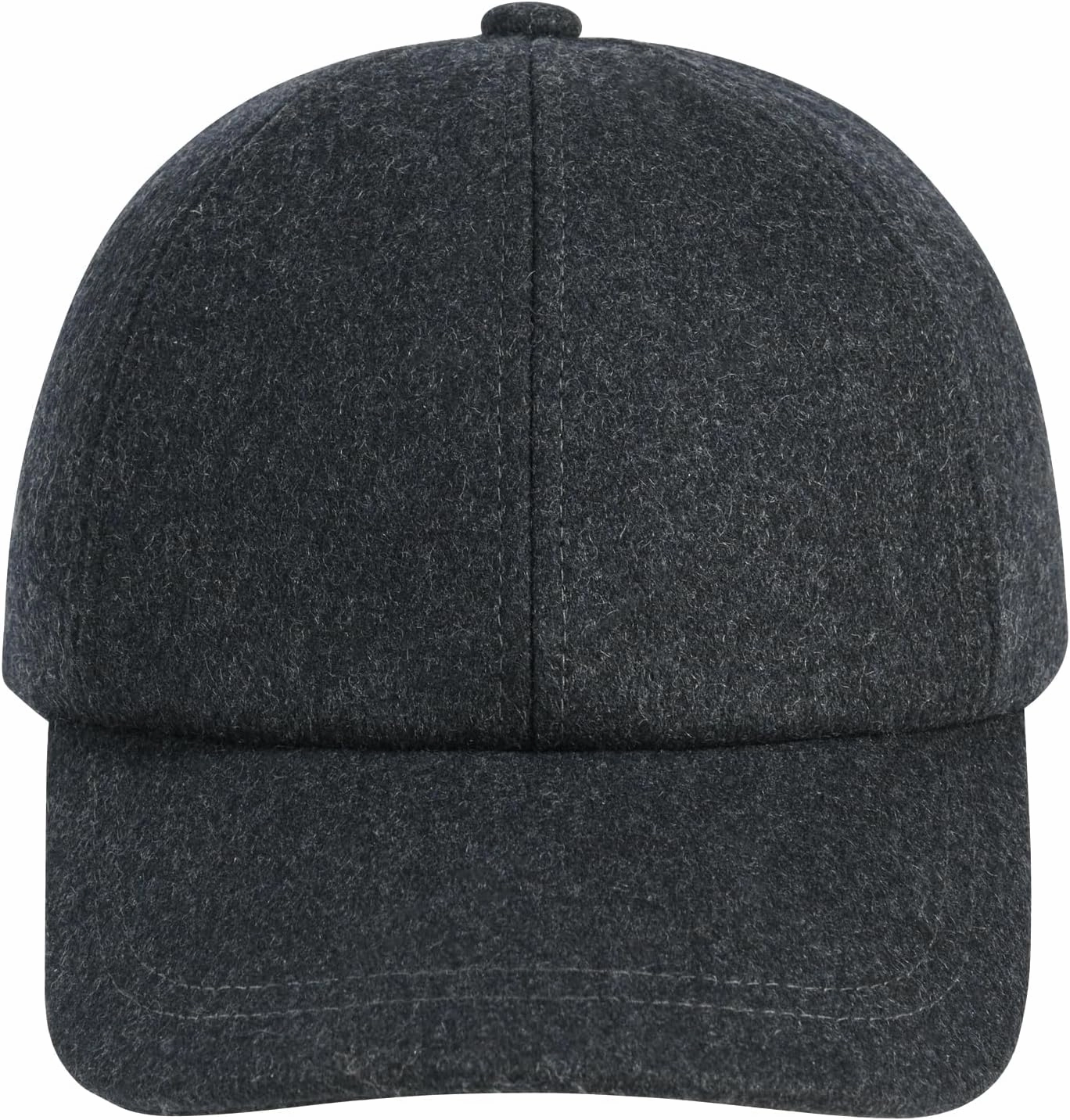 BOTVELA Wool Baseball Cap for Men Adjustable Unstructured Tweed Hat