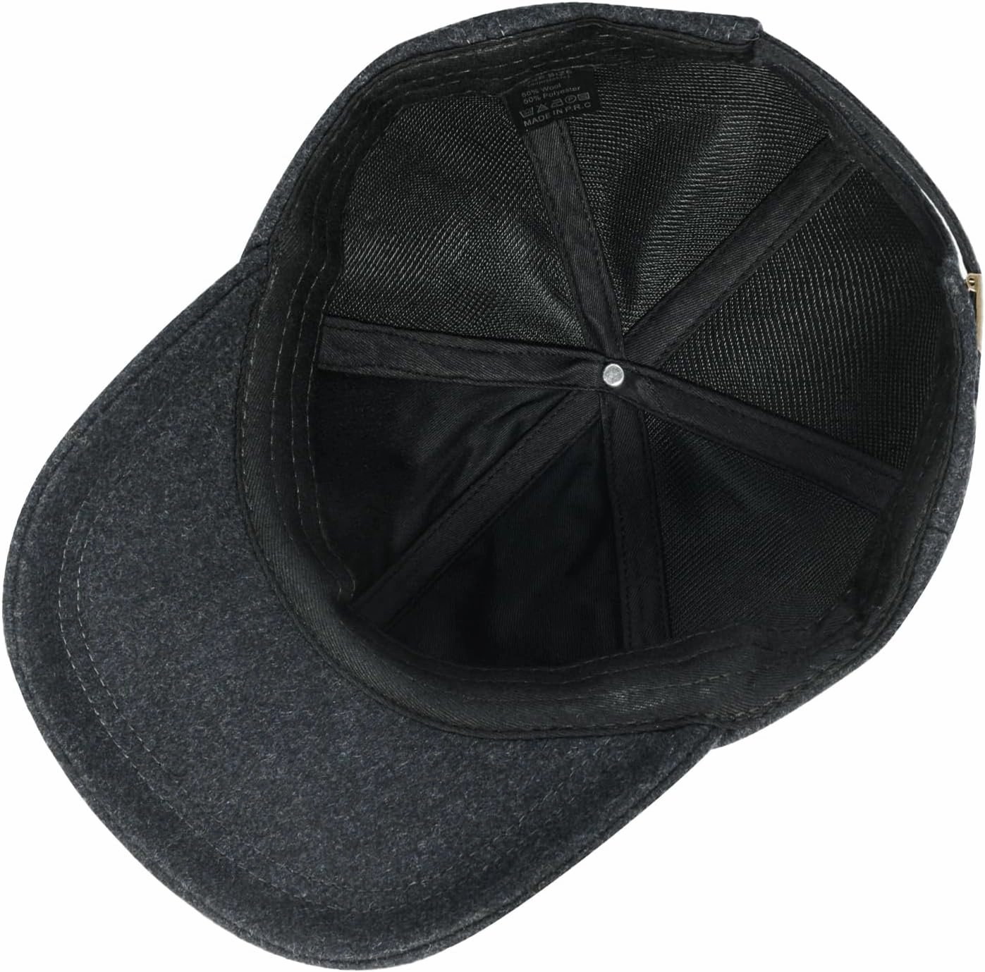 BOTVELA Wool Baseball Cap for Men Adjustable Unstructured Tweed Hat