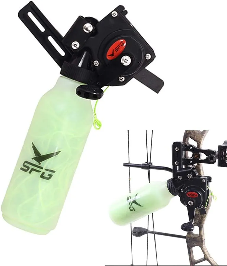 Bowfishing Reel Spincast Reel Bowfishing Tool Accessories with 40M Archery Hunting Fishing Rope for Recvrve and Compound Bow