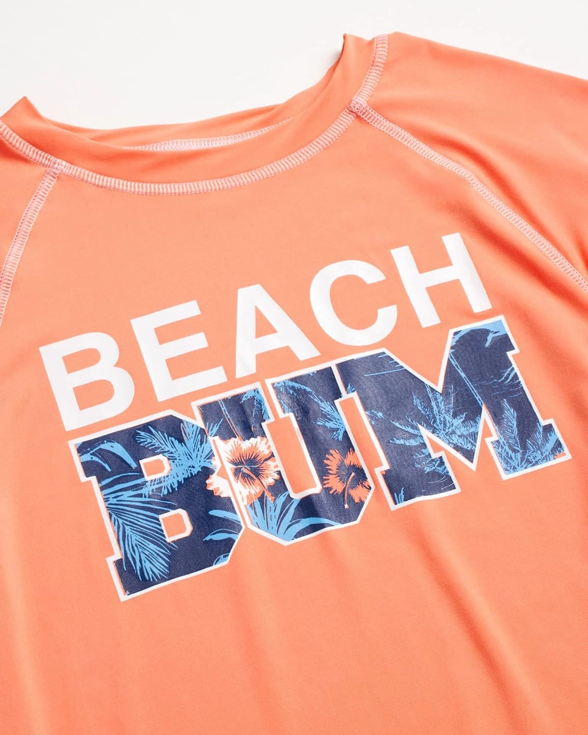 Boys Rash Guard Swimsuit Set - Kids Short Sleeve Bathing Suit Swimwear Sets (Sizes: 5-12)