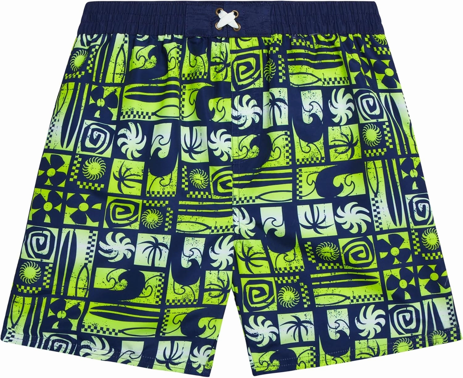 Boys Rash Guard Swimsuit Set - Kids Short Sleeve Bathing Suit Swimwear Sets (Sizes: 5-12)