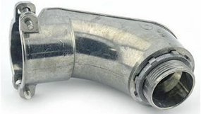 BP 809-DC2 1-1/2" Angle Connector Zinc 90DEG For Flex Conduit (1 unit)